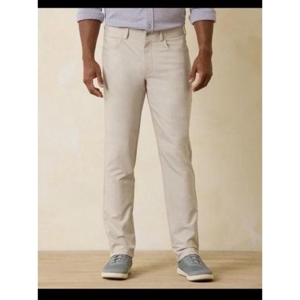 Tommy Bahama Mens On Par Island Zone 5-Pocket Pants 44x30 Performance NWT